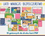 Lato - wakacje - bezpieczeństwo: 50 rzeczy do zrobienia w wakacje. Porady, atrakcje, zabawy i bezpieczeństwo.