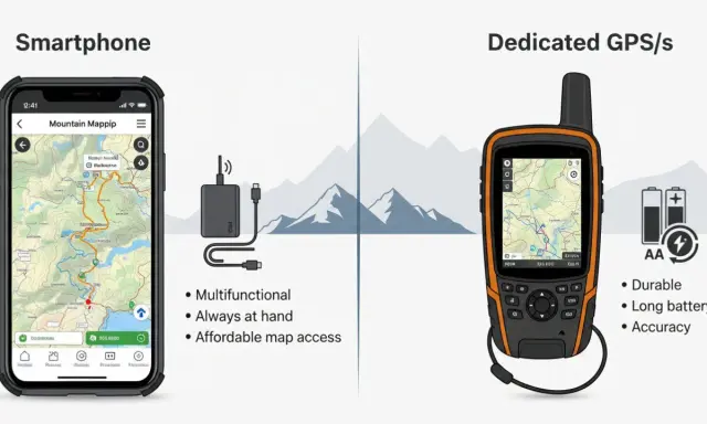 Smartfon z mapą górską vs. dedykowany GPS w góry. Wybierz niezawodność w trudnym terenie.